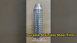 স্টেইনলেস স্টীল কার্টিজ ফিল্টার তেল গ্যাস পরিস্রাবণ