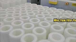 পিপি ডিপ প্লেটেড RO 6.6㎡ হাই ফ্লো ফিল্টার কার্টিজ