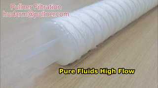 স্ট্রিং ক্ষত ফিল্টার কার্টিজ উচ্চ প্রবাহ পরিস্রাবণ