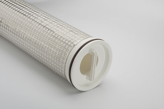 ৬০ ইঞ্চি দৈর্ঘ্যের তাপমাত্রা জল ফিল্টার ৭ মাইক্রোমিটার ফিল্টারিং এলাকা সহ