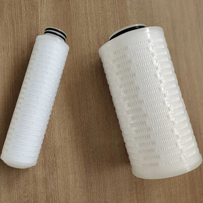 130mm Outer Diameter Pleated Filter Cartridge with High Flow 200L/min and 2m2 Filtration Area