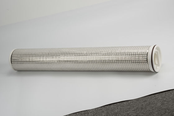 ৬০ ইঞ্চি দৈর্ঘ্যের তাপমাত্রা জল ফিল্টার ৭ মাইক্রোমিটার ফিল্টারিং এলাকা সহ