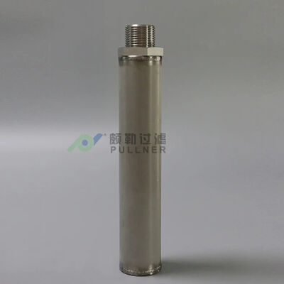 উচ্চ প্রবাহ অ্যাপ্লিকেশনগুলির জন্য উচ্চ তাপমাত্রা এবং জারা প্রতিরোধের সাথে 10 ইঞ্চি 316L স্টেইনলেস স্টিল সিন্টারড জাল ফিল্টার কার্তুজ