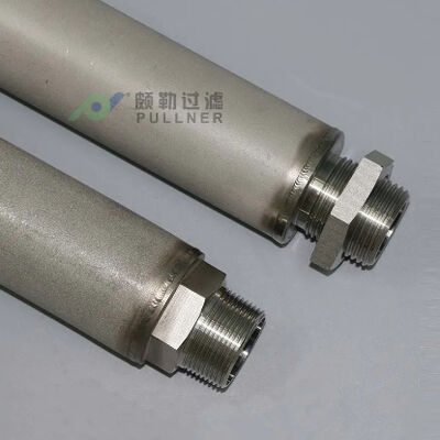 উচ্চ প্রবাহ অ্যাপ্লিকেশনগুলির জন্য উচ্চ তাপমাত্রা এবং জারা প্রতিরোধের সাথে 10 ইঞ্চি 316L স্টেইনলেস স্টিল সিন্টারড জাল ফিল্টার কার্তুজ