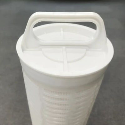 ৬.৫ ইঞ্চি ১১০ ঘনমিটার/ঘণ্টা পলিপ্রোপিলিন উচ্চ প্রবাহ ফিল্টার কার্টিজ যা সমুদ্রের জলকে লবণমুক্ত করতে ব্যবহৃত হয় এবং উচ্চ ময়লা ধারণ ক্ষমতা সম্পন্ন