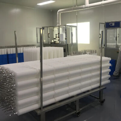 উচ্চ প্রবাহ পরিস্রাবণের জন্য পলিপ্রোপিলিন মিডিয়া সহ ৭০'' পাওয়ার প্ল্যান্ট কনডেনসেট ওয়াটার প্লীটেড ফিল্টার কার্টিজ