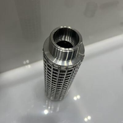 উচ্চ তাপমাত্রা প্রতিরোধের সঙ্গে স্টেইনলেস স্টীল ফাইবার ফিল্ট প্লাইটেড ফিল্টার কার্তুজ, গ্রেডেড ছিদ্র আকার, এবং বড় ফিল্টারিং এলাকা