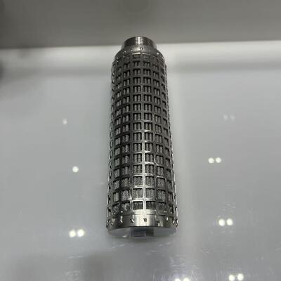 উচ্চ তাপমাত্রা প্রতিরোধের সঙ্গে স্টেইনলেস স্টীল ফাইবার ফিল্ট প্লাইটেড ফিল্টার কার্তুজ, গ্রেডেড ছিদ্র আকার, এবং বড় ফিল্টারিং এলাকা