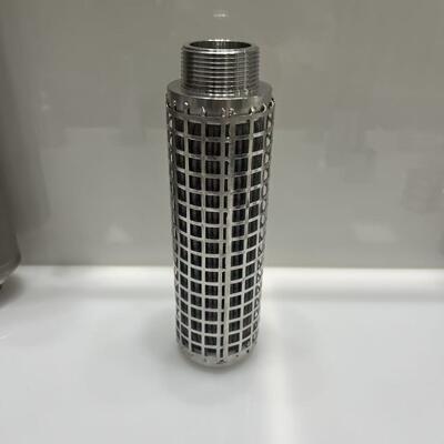 উচ্চ তাপমাত্রা প্রতিরোধের সঙ্গে স্টেইনলেস স্টীল ফাইবার ফিল্ট প্লাইটেড ফিল্টার কার্তুজ, গ্রেডেড ছিদ্র আকার, এবং বড় ফিল্টারিং এলাকা