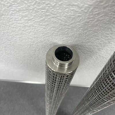 স্টেইনলেস স্টীল ফাইবার ফিল্ট প্ল্যাটেড ফিল্টার কার্টিজ উচ্চ ময়লা ধারণ ক্ষমতা সঙ্গে