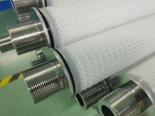 স্ট্রিং রান হাই ফ্লো ফিল্টার কার্টিজ সমুদ্রের জল পরিশোধন প্ল্যান্টের জন্য মধুচক্র কাঠামো সহ