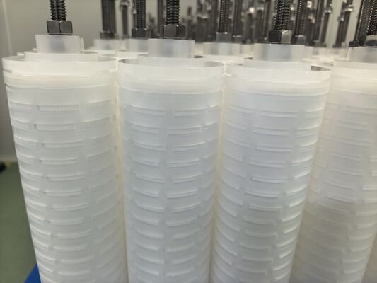 40 ইঞ্চি কনডেনসেট পোলিশিং ফিল্টার 3.5m3/h ~ 4.5m3/h প্রবাহ হার সঙ্গে পাওয়ার প্ল্যান্ট জন্য আয়রন অক্সাইড অপসারণ