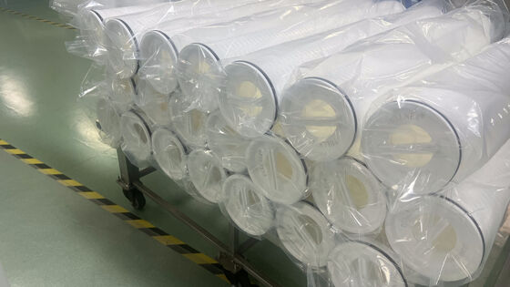 110M3/H ফ্লো রেট এবং জল পরিশোধনের জন্য পিপি ফিল্টার মিডিয়া সহ ৪০ ইঞ্চি হাই ফ্লো ফিল্টার কার্টিজ