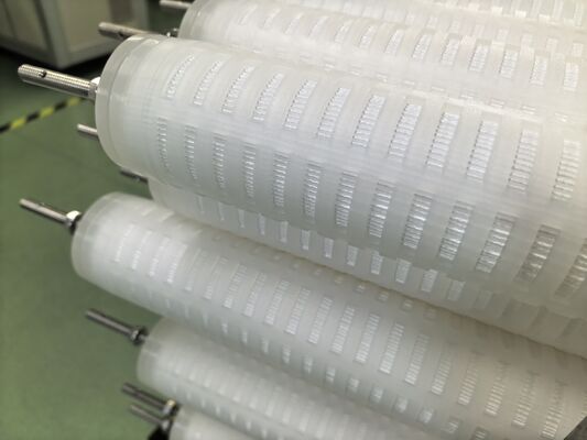 ৭০ ইঞ্চি দৈর্ঘ্য পলিপ্রোপিলিন (পিপি) উপাদান হাই ফ্লো পিএইচএফজে কনডেনসেট পলিশিং ফিল্টার কার্টিজ
