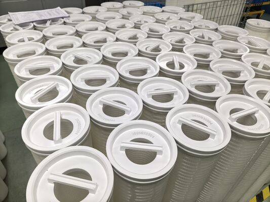 সমুদ্রের জল পরিস্রাবণের জন্য পিপি উপাদান দিয়ে তৈরি ৬০ ইঞ্চি হাই ফ্লো ফিল্টার কার্টিজ