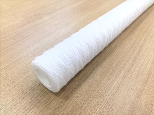 5 মাইক্রন 40" স্ট্রিং ক্ষত ফিল্টার কার্টিজ কনডেন্সড ওয়াটার ট্রিটমেন্টের জন্য